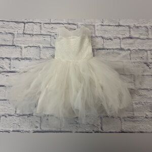 Trish Scully sz 2T Elegant Ivory Lace  Dress